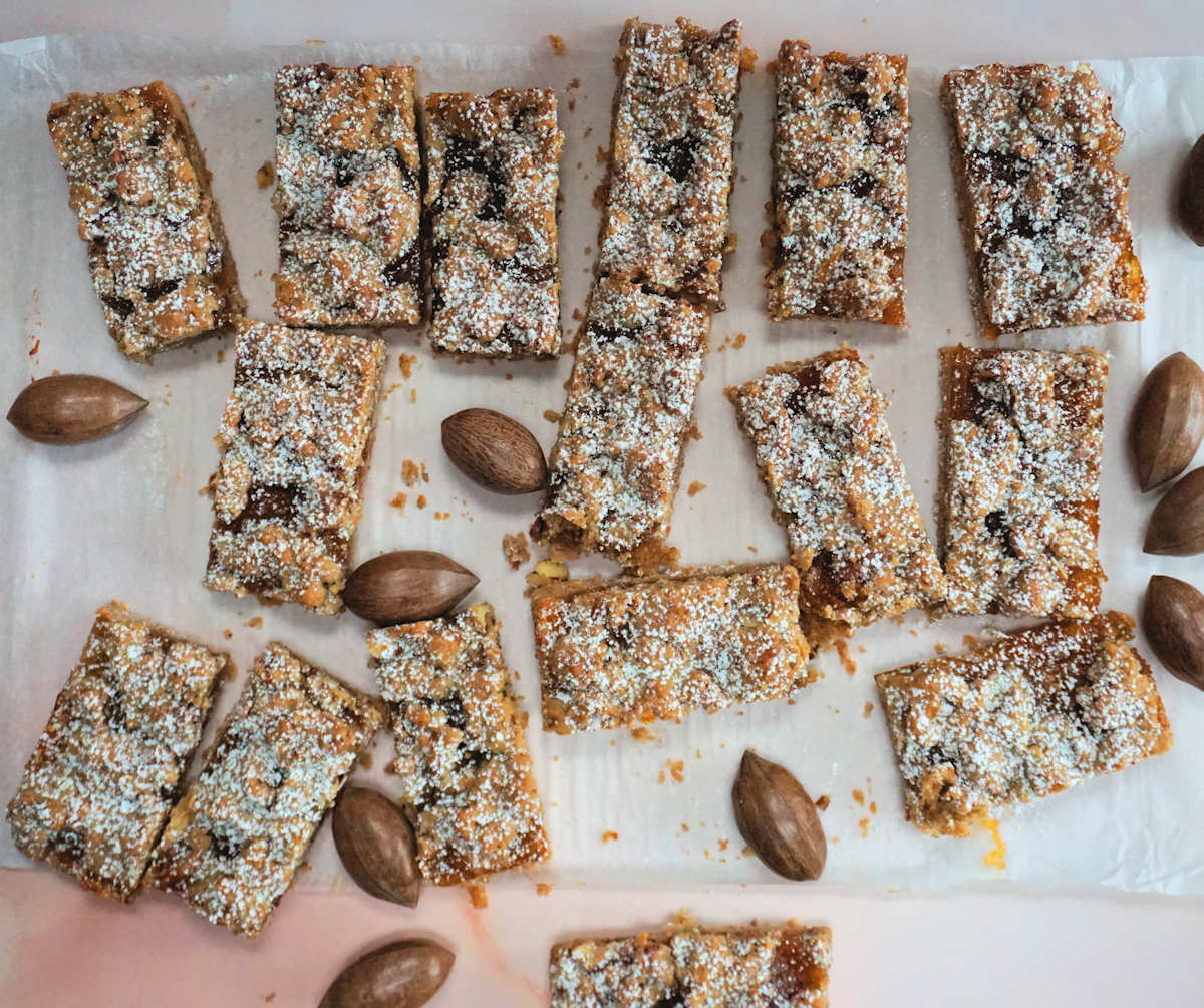 Pecan Linzer Bars Recipe Cuisine Fiend